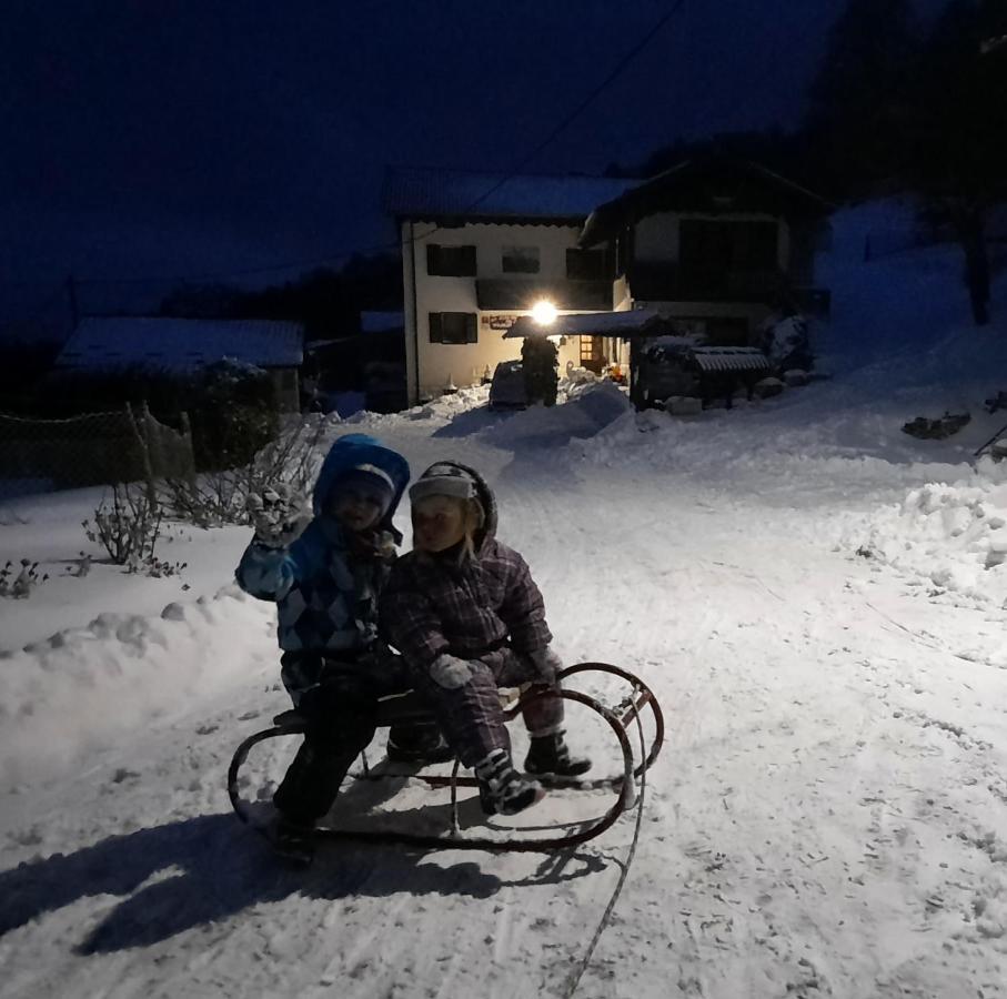 Vila Jelenov Breg Pod Matajurem Kobarid Exteriér fotografie