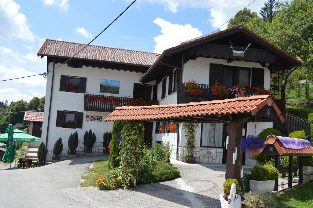 Vila Jelenov Breg Pod Matajurem Kobarid Exteriér fotografie